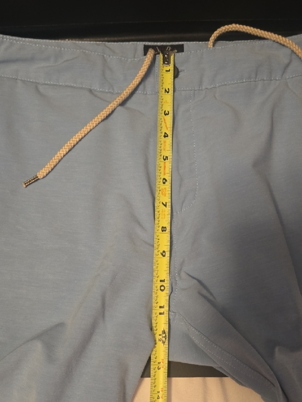 Faherty Light Blue Drawstring Athletic Shorts - Picture 8 of 8